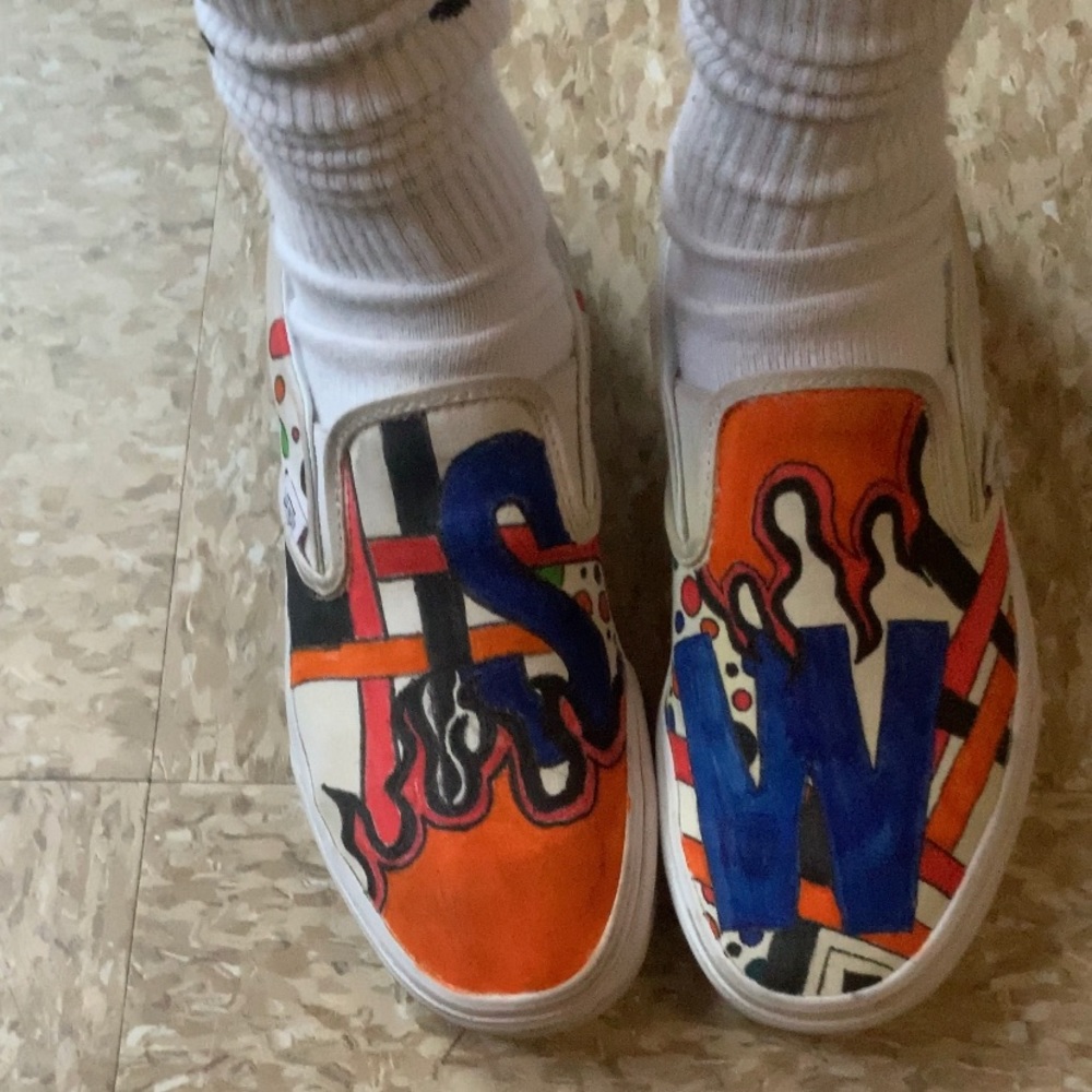 Customized Slip On Vans/Sneakers